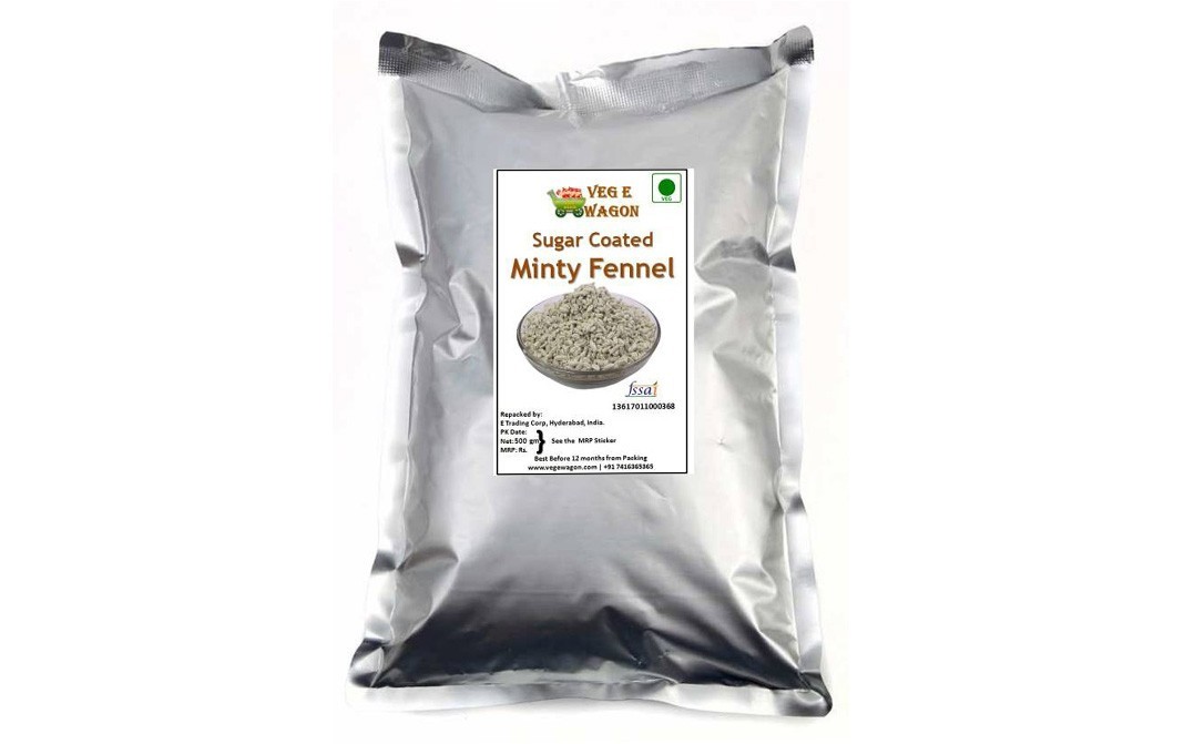Veg E Wagon Sugar Coated Minty Fennel    Pack  500 grams